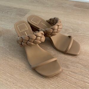 Dolce Vita Faux Leather Square Toe Block Heel